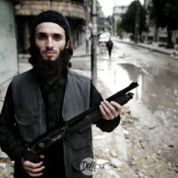 A normal day of war, Aleppo.